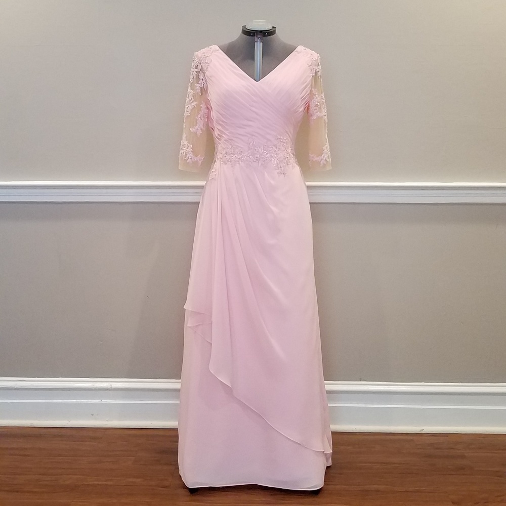 NEW Evening Gown Mother Bride Dress Pink 14 16
